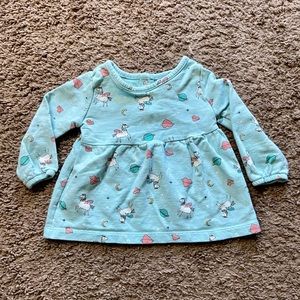 Carters Girls Unicorn Long Sleeve Top